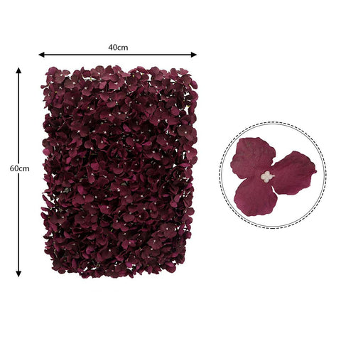 Artificial Hydrangea Wall Panel