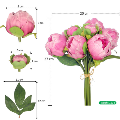 Real Touch Peony Bunch