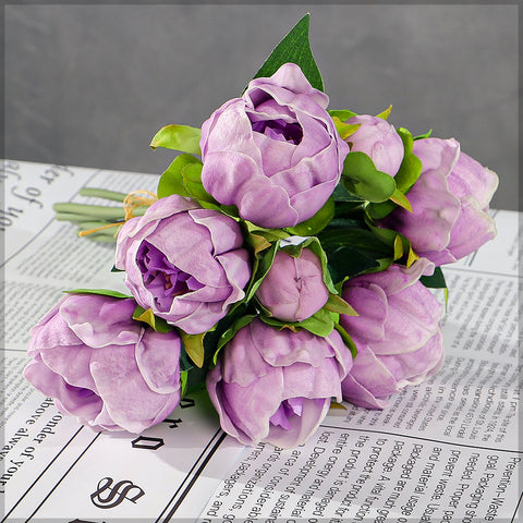 Real Touch Peony Bunch