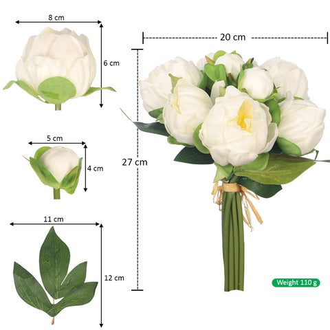 Real Touch Peony Bunch