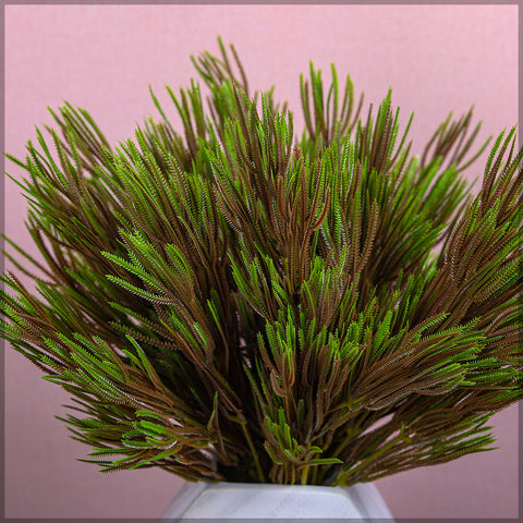 Decorative artificial long needle pine spray