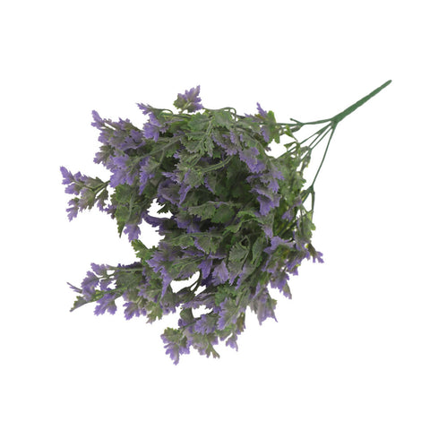 Artificial Frosted Greenery Bunch Purple