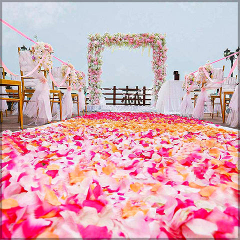 144 Pieces Artificial Silk Rose Petals