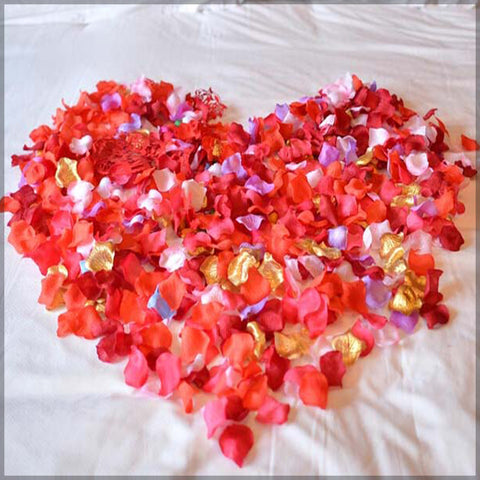 144 Pieces Artificial Silk Rose Petals