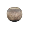 Round cracks design concrete pot