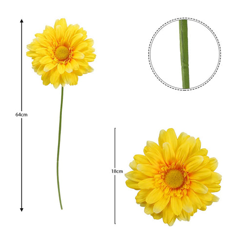 Artificial Single Daisy Flowers