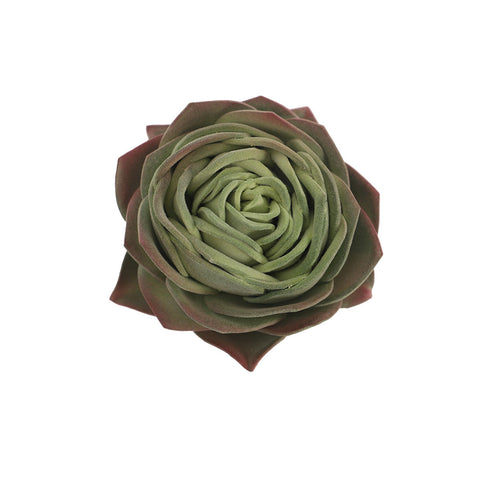 Lifelike artificial rose succulent for office decor