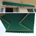 Portable shade canopy for deck, perfect for easy installation and shade