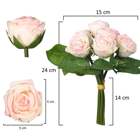 Real Touch Artificial Rose Flowers