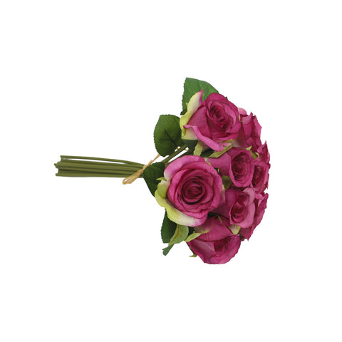 2 Bundle Artificial Silk Rose Flowers