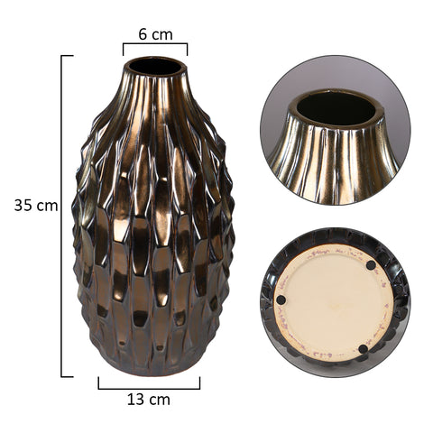 Multi-Faceted Optic Bud Vase