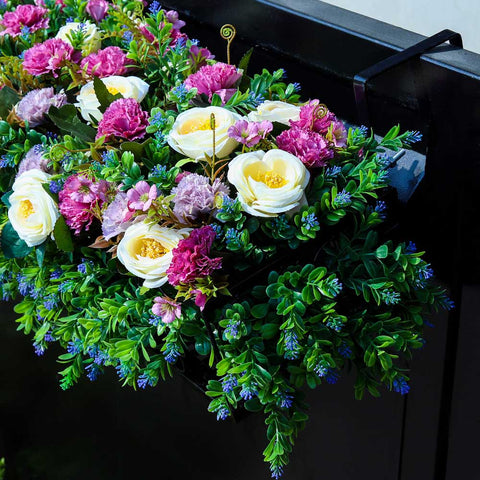 Hanging Rack Balcony Rail Planter Shelf