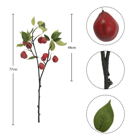 Artificial Pear Fruits Branch