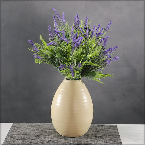 Contemporary glossy ceramic vase for living room styling