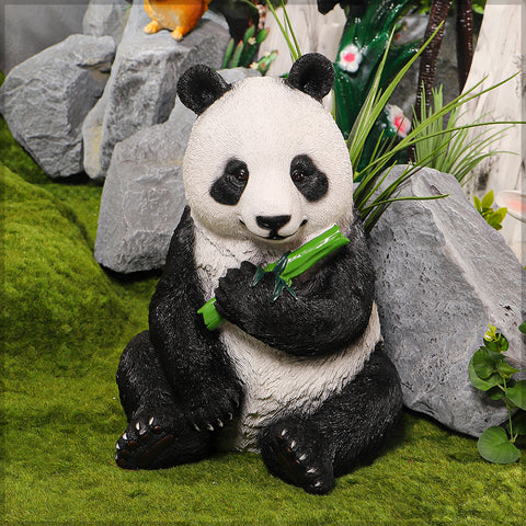 Concrete Panda Statue for Decoration