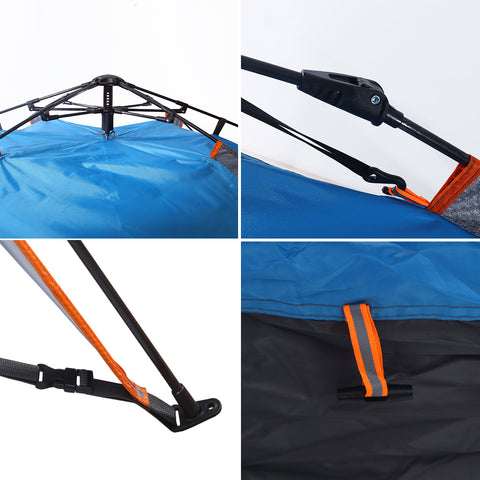 Foldable Polyester Pop-up Camping Tent