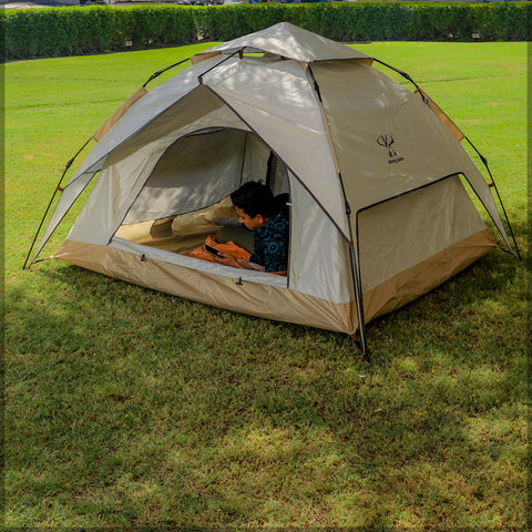 Foldable Polyester Pop-up Camping Tent