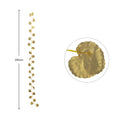 Artificial golden round leaf decoration for luxurious settings