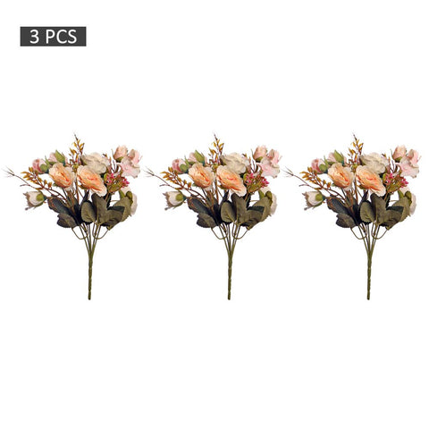 3pcs Artificial Mini Roses