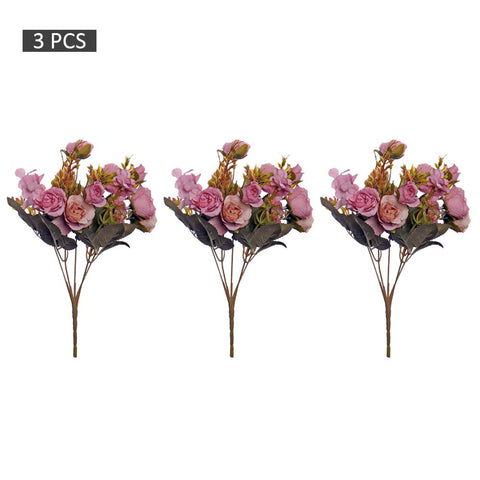 3pcs Artificial Mini Roses