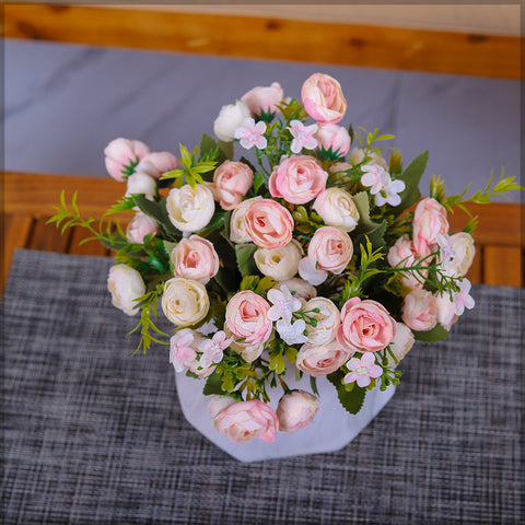 3pcs Mini Artificial Peony Flowers