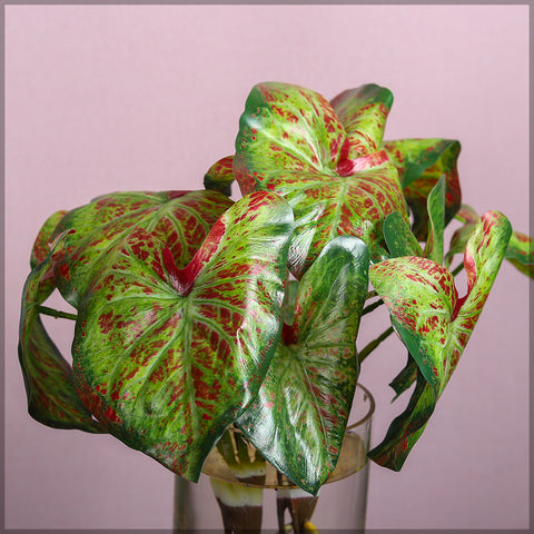 Bunches Artificial Caladium Bush