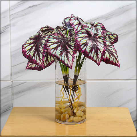 Faux tropical leaves bunch for adding greenery to your space