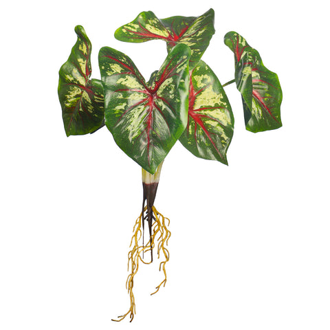 Bunches Artificial Caladium Bush