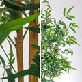 Bamboo tree artificial plant enhancing the decor of a contemporary room