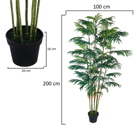 Tall artificial plant for home décor