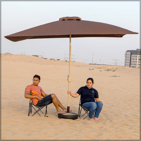 Durable outdoor umbrella with UV protection