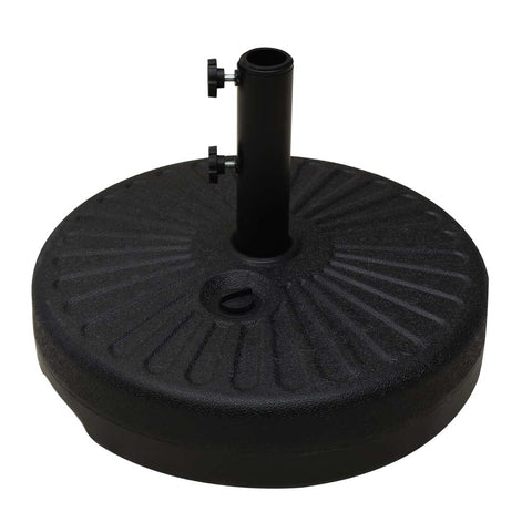 Durable umbrella base for outdoor use