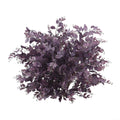 Artificial silk purple leaf branch for modern home decor