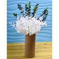 Rope design cylindrical vase for home décor