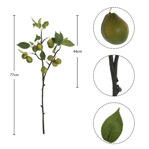 Artificial Pear Fruits Branch