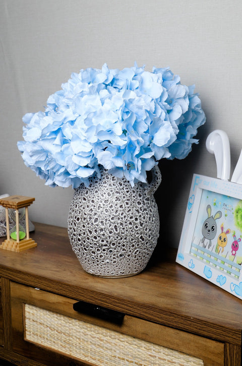 6 Head Silk Artificial Hydrangea Flowers