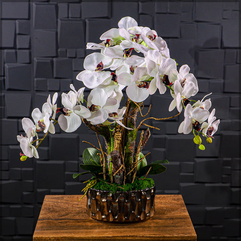 White Artificial Phalaenopsis