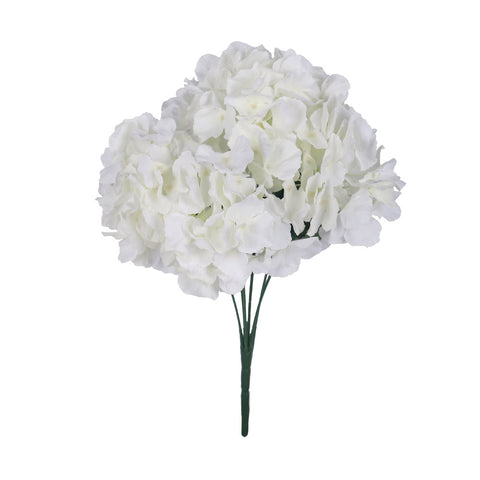 6 Head Silk Artificial Hydrangea Flowers