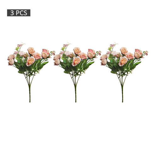 3pcs Fake Mini Roses