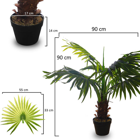 90cm Artificial Palm Plant