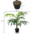 Artificial green palm plant for modern home and office spaces