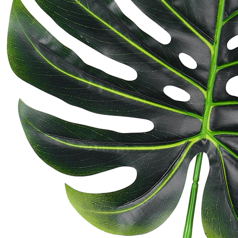 Plastic monstera leaves for styling