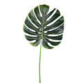 Artificial monstera leaf decor