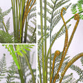 Artificial fern plant with tropical vibes for minimalist decor