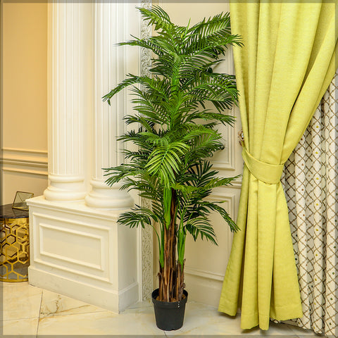 Decorative Artificial Green Palm Plant