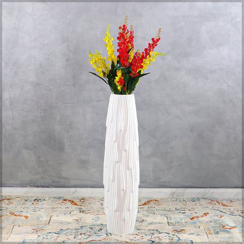 Droplets Design Ceramic Floor Vase