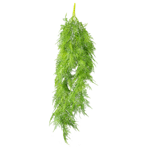 Artificial hanging asparagus leaves for indoor decor