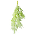 Artificial green asparagus leaves for hanging decor