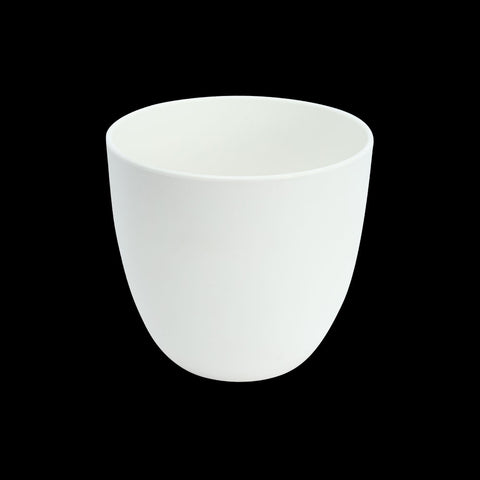 Modern white plastic planters pot for stylish decor