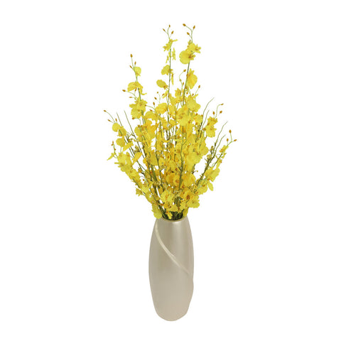 Artificial Dancing Lady Orchid Flower Yellow